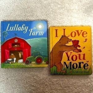 Tiger Tales "Lullaby Farm" + "I Love You More" Book Duo